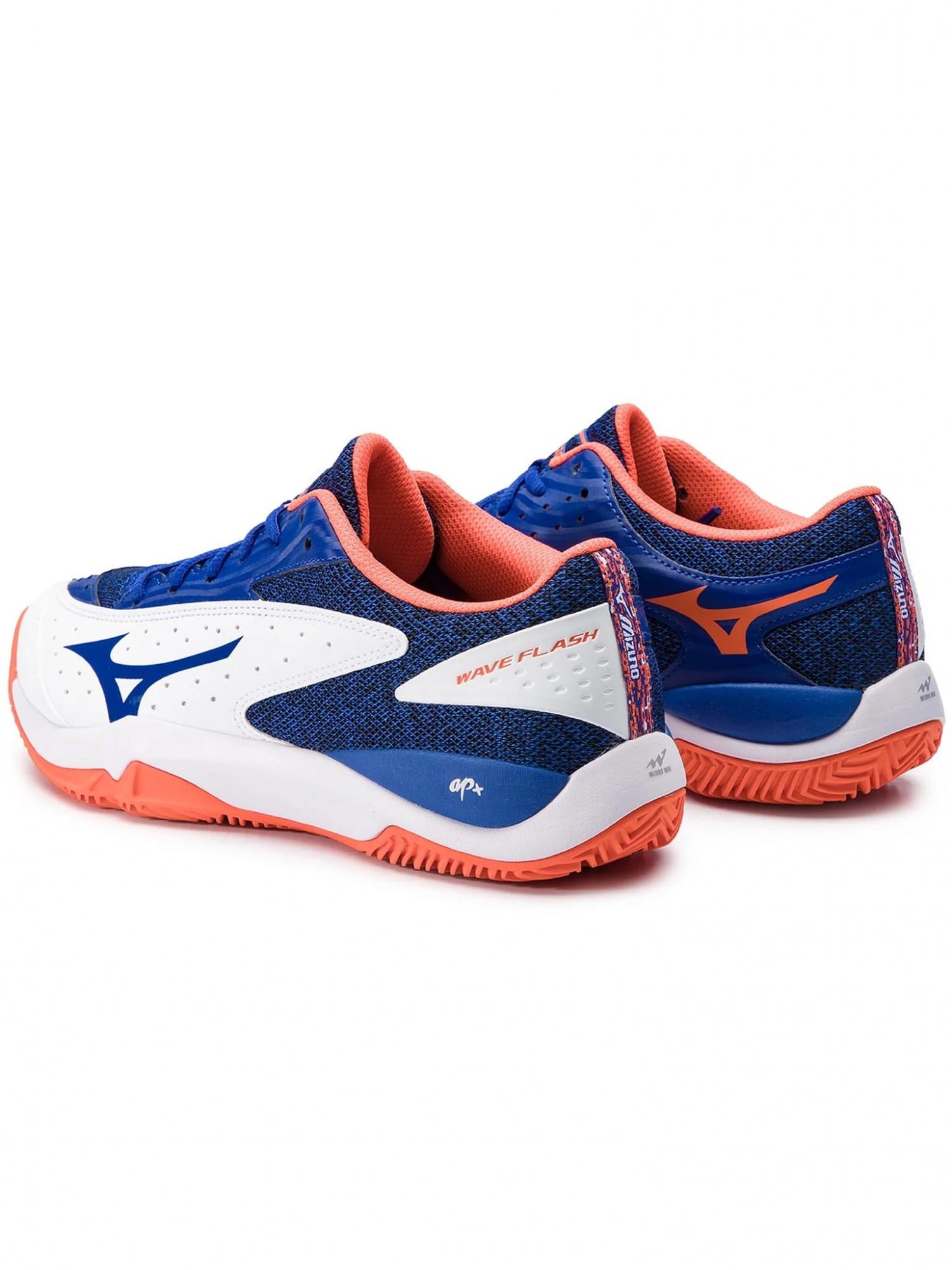 Кроссовки Mizuno Wave Flash clay court р. 45 Белый/Синий (UK10.5 61GC1922-27 45) - фото 2