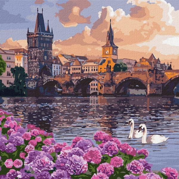 Картина по номерам Идейка Чарующий город 40х40 см в термопакете (KHO3580)