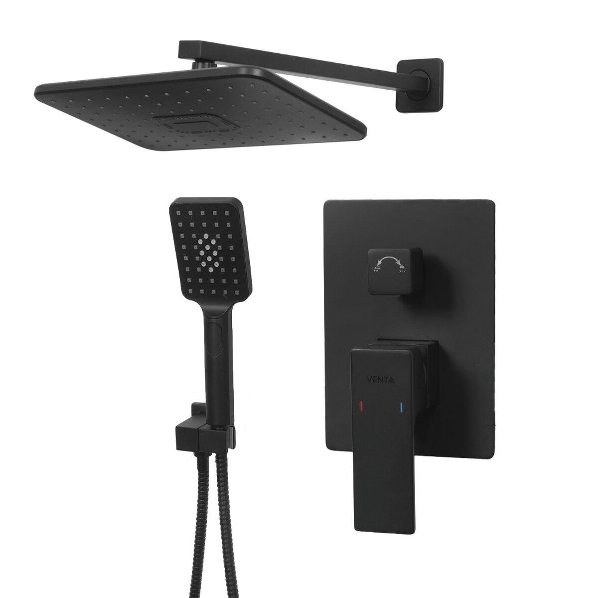 Душевая система встроенного монтажа VENTA BR625SB ART Black (000087991)