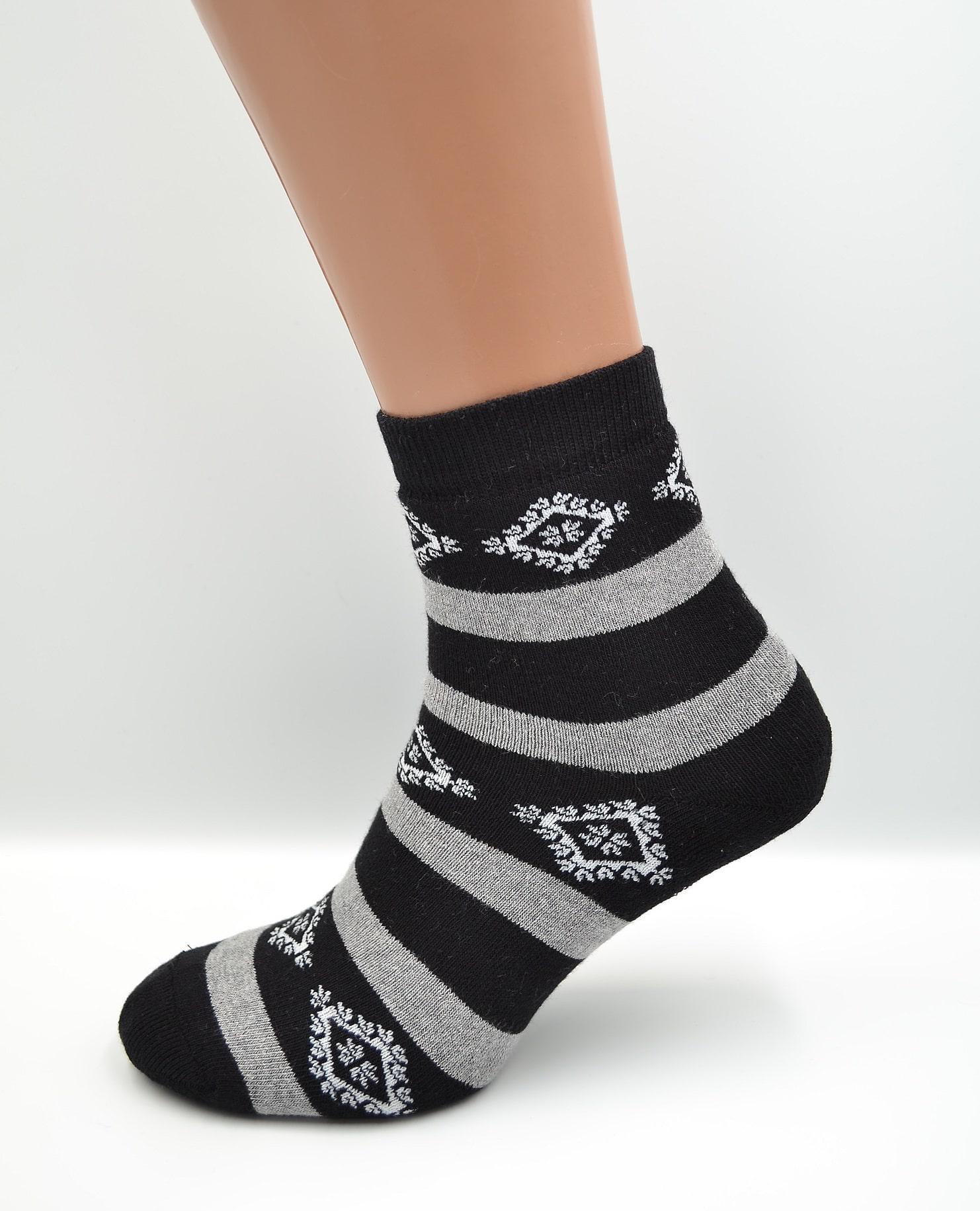 Носки женские махровые Легка хода 5530 классические р. 25 Черный