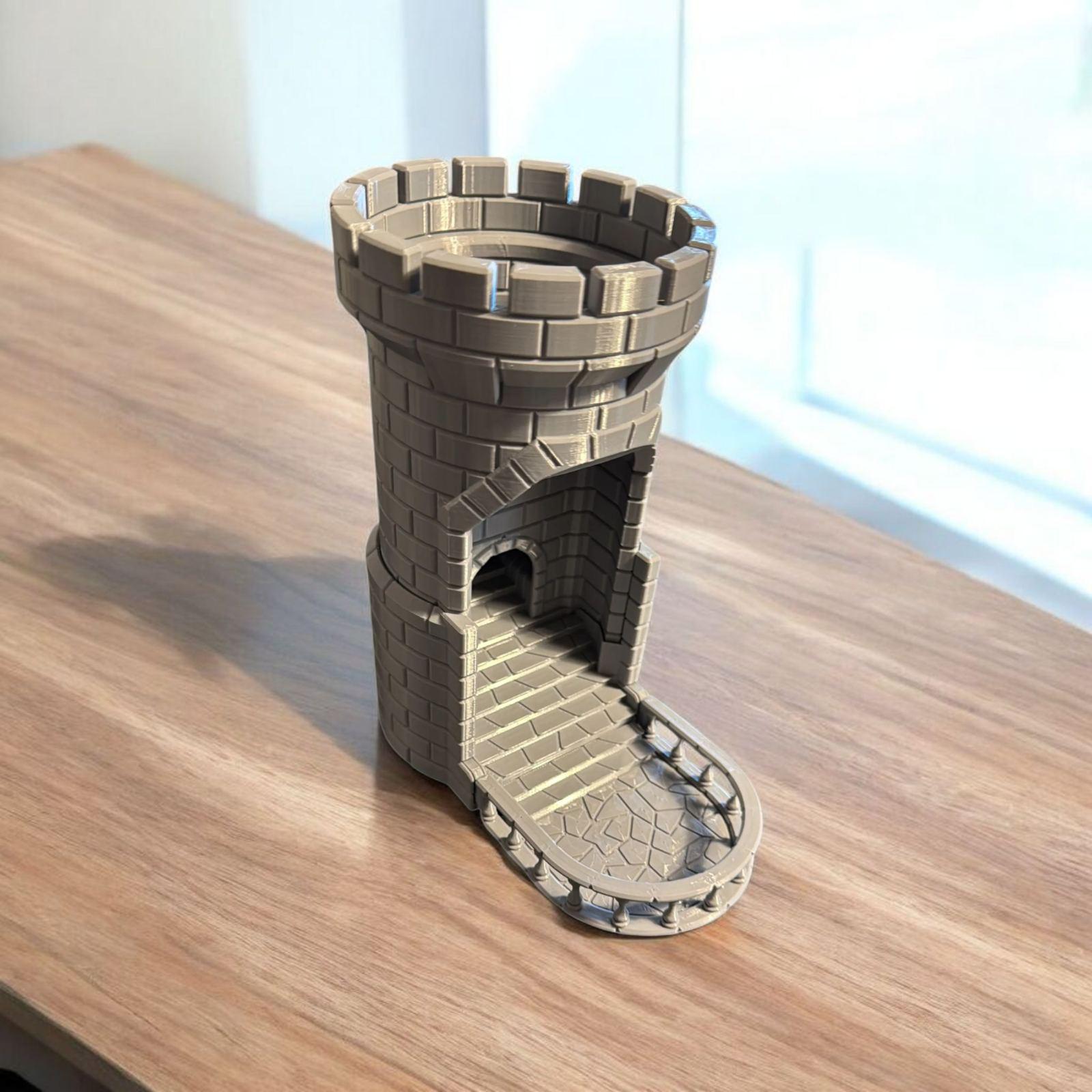 Башня для настольных игр Dice Tower SmashGate Серый (0699-1) - фото 1