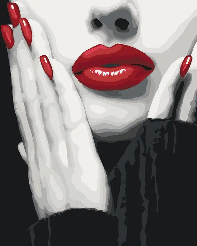 Картина по номерам Идейка "Любимый цвет" 40х50 см (KHO4555)