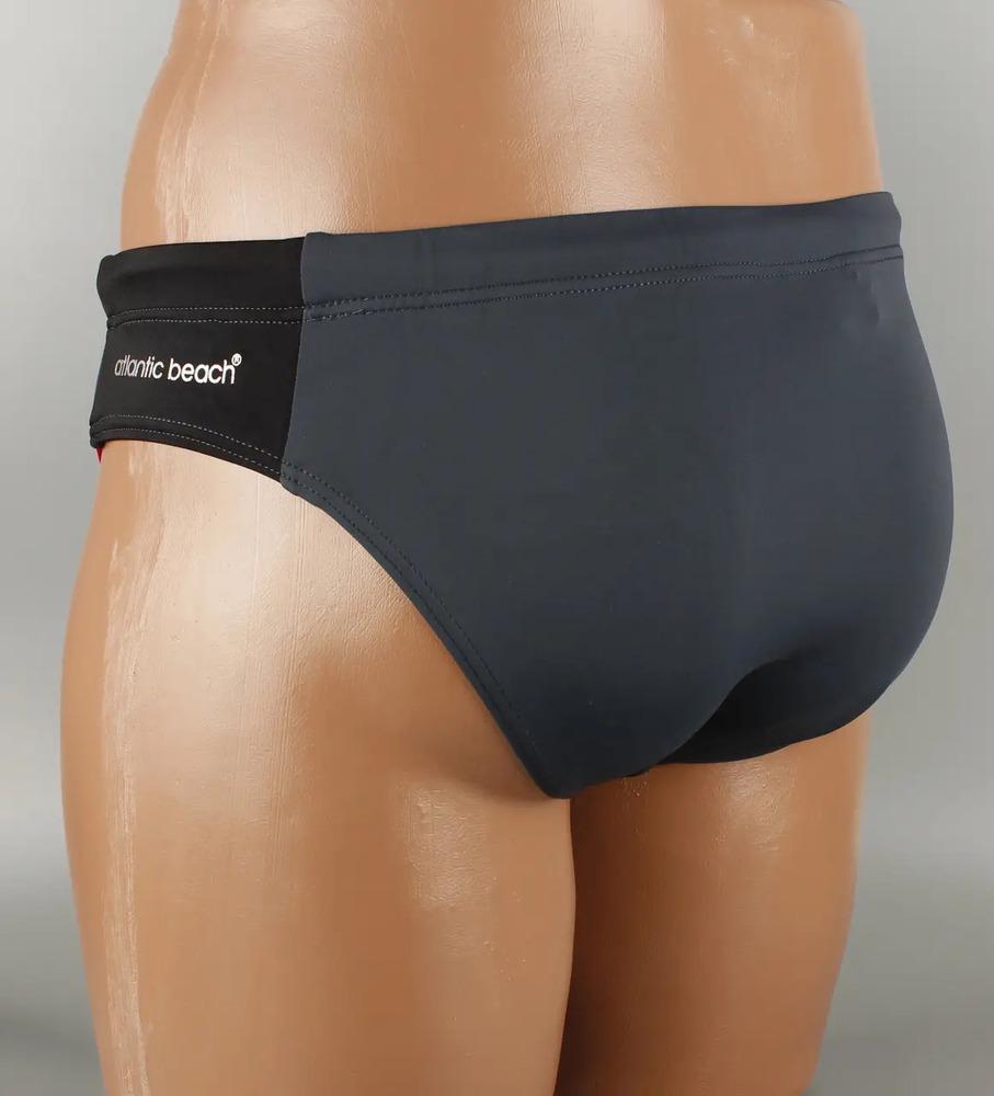 Плавки мужские Atlantic Beach 7682x61 р. 46 Темно-серый - фото 3