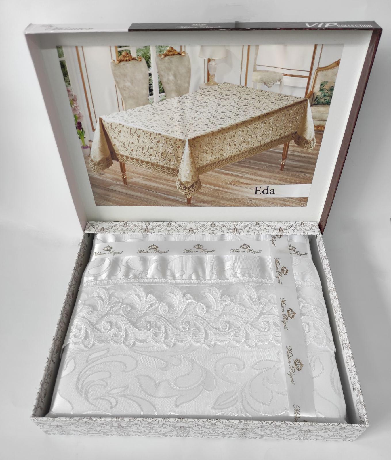 Скатерть Maison Royale 160x260 Eda White (01MR41P160260K01)