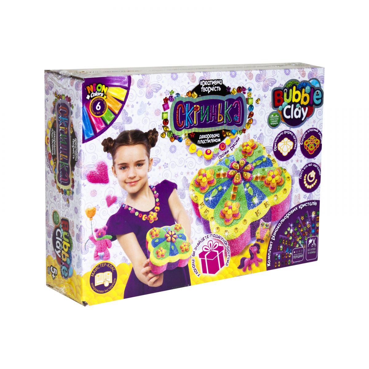 Набор для творчества Шкатулка Bubble Clay укр. (59792)