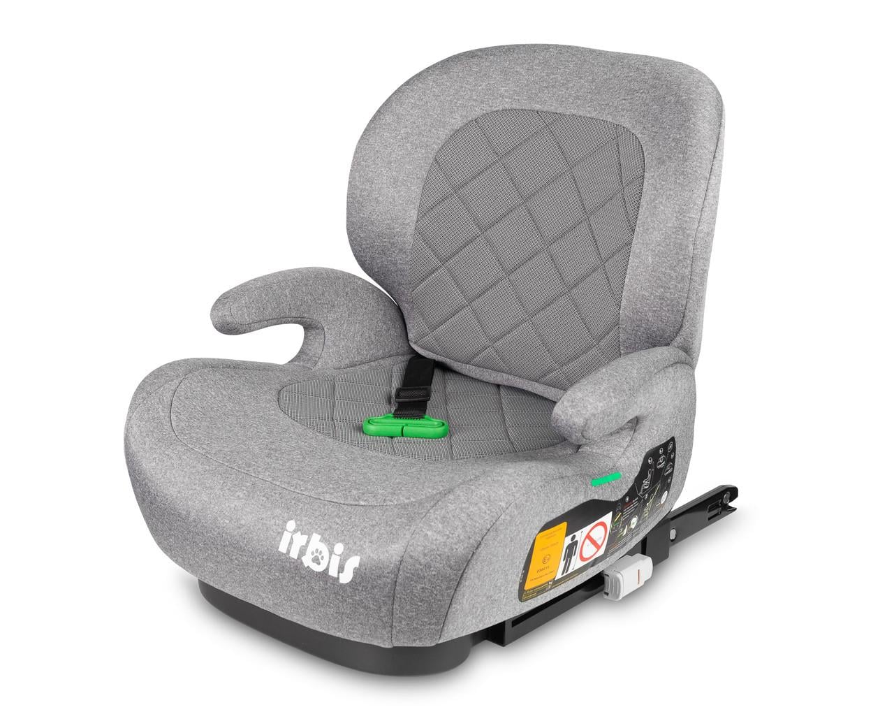 Автокресло бустер Caretero Caretero Irbis I-SIZE 125-150 см Grey Melange (2928321395)