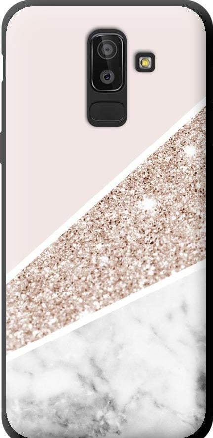 Чехол на Samsung Galaxy J8 2018 Пастельный мрамор (4342b-1511-42517)