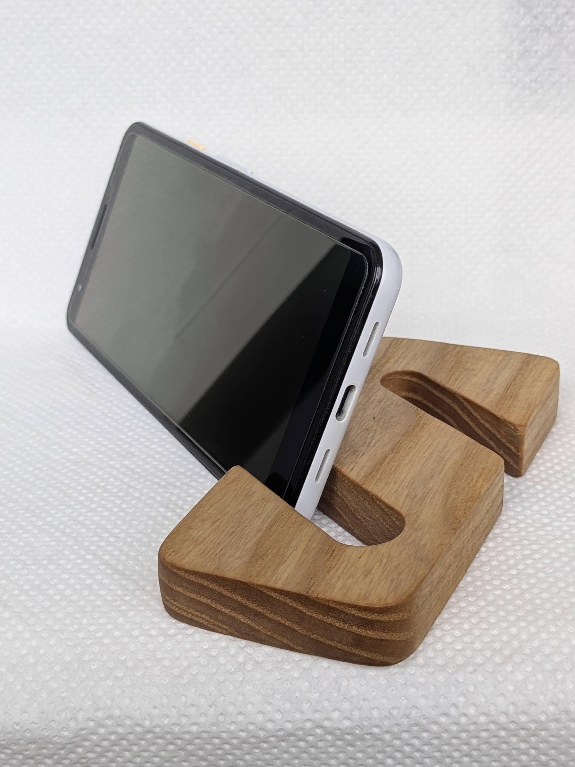 Підставка під телефон дерев'яна 120х60х15 мм (ST-001) - фото 5 Підставка під телефон дерев'яна 120х60х15 мм (ST-001) - фото 5