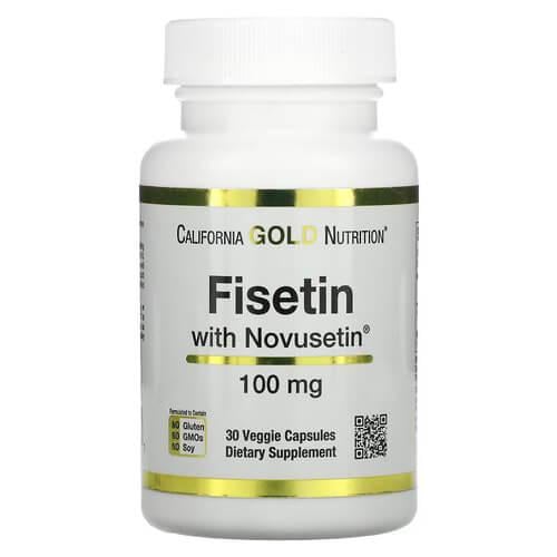 Витамины для мозговой активности/нервной системы и сна CGN Fisetin with Novusetin 100 мг 30 Capsules (CGN-01843)
