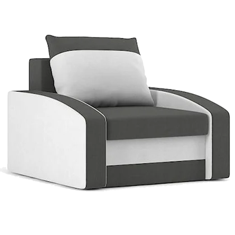 Крісло Хелвет 105х90 см Сірий/Молочний (28118981)