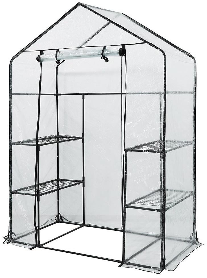 Парник складаний Neo Tools 4 полиці ПВХ плівка 195х143х73 мм Зелений (15-902)