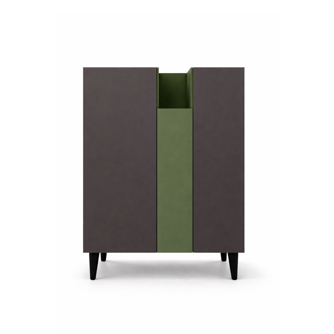 Комод з дверцятами та центральним висувним модулем (RM2F1K800DGDGGR)