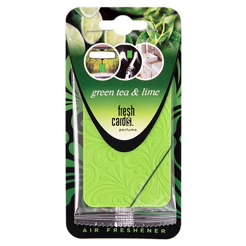 Освежитель воздуха FRESH CARDS Green tea/Lime (00000053925)