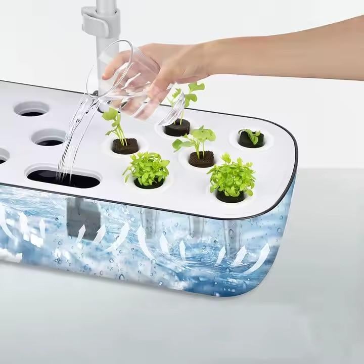 Гідропонна система Smart з LED підсвічуванням для домашнього вирощування 20 Вт посадочних місць 12 (2573330271) - фото 7 Гідропонна система Smart з LED підсвічуванням для домашнього вирощування 20 Вт посадочних місць 12 (2573330271) - фото 7