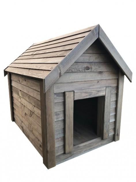 Будка для собаки DogHouse Palisandr дерев'яна утеплена середня (01-002)