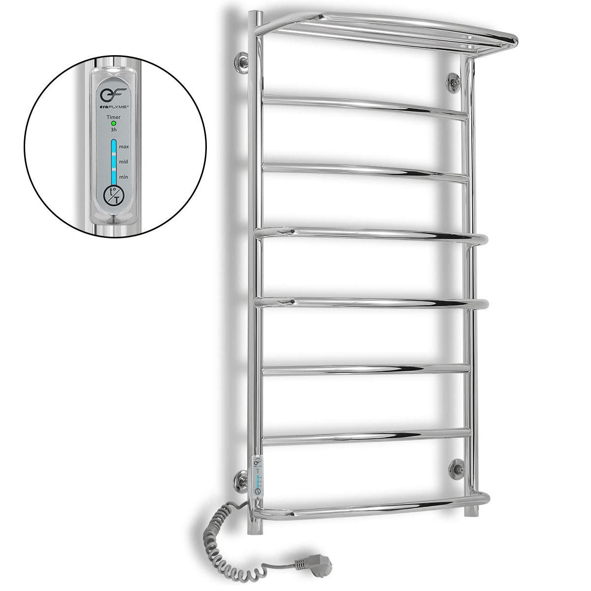 Рушникосушарка електрична ERAFLYME Flash 8L нержавіюча сталь лівий 500x1000 см - фото 4 Рушникосушарка електрична ERAFLYME Flash 8L нержавіюча сталь лівий 500x1000 см - фото 4