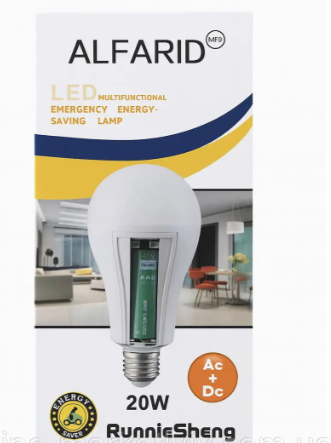 Світлодіодна лампочка Alfarid 20W Е27 220V LED на акумуляторі - фото 5