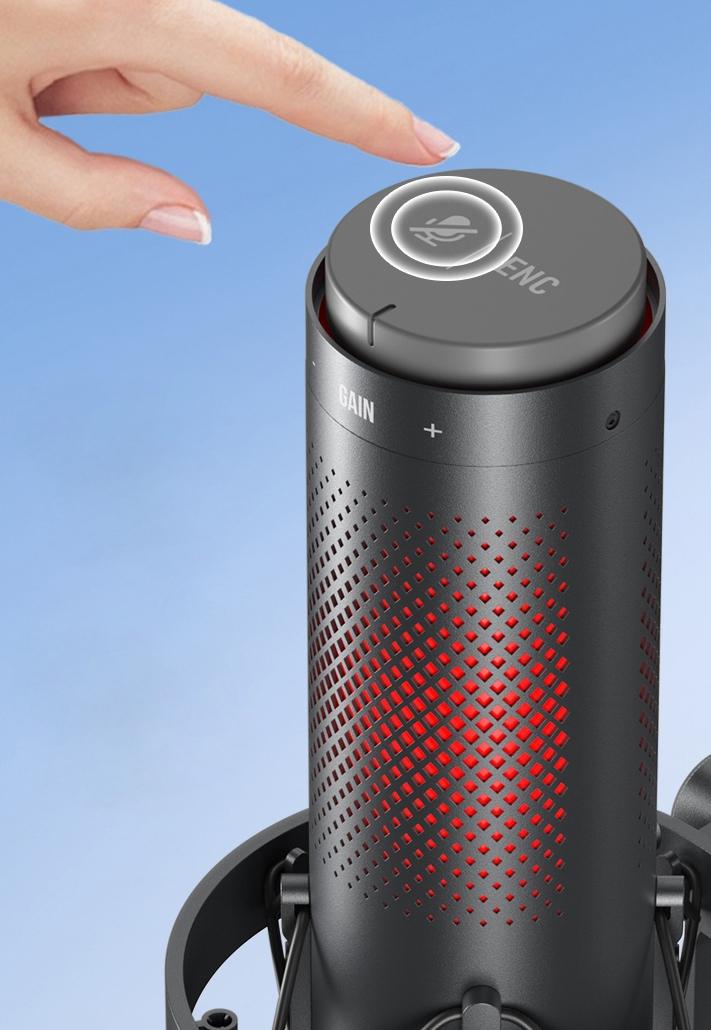 Микрофон BOYA K9 для блоггеров с RGB подсветкой и стойким пантографом (51004) - фото 18 Микрофон BOYA K9 для блоггеров с RGB подсветкой и стойким пантографом (51004) - фото 18