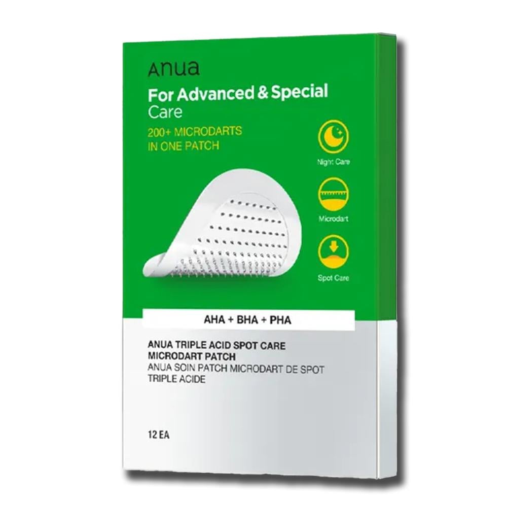 Патчі проти прищів із кислотами Anua Triple Acid Spot Care Microdart Patch 12 шт.