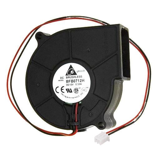 Кулер улитка центробежная 75 мм 12V 2pin турбина Black (439317)