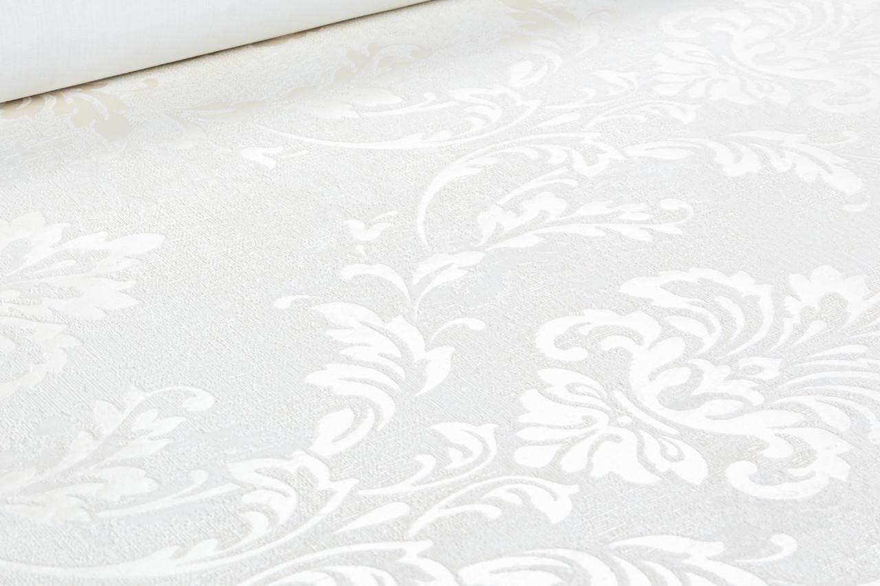 Обои флизелиновые GrandecoLife Universe 5 UI2011 Декор винил горячего тиснения 1,06х10,05 м Жемчужный