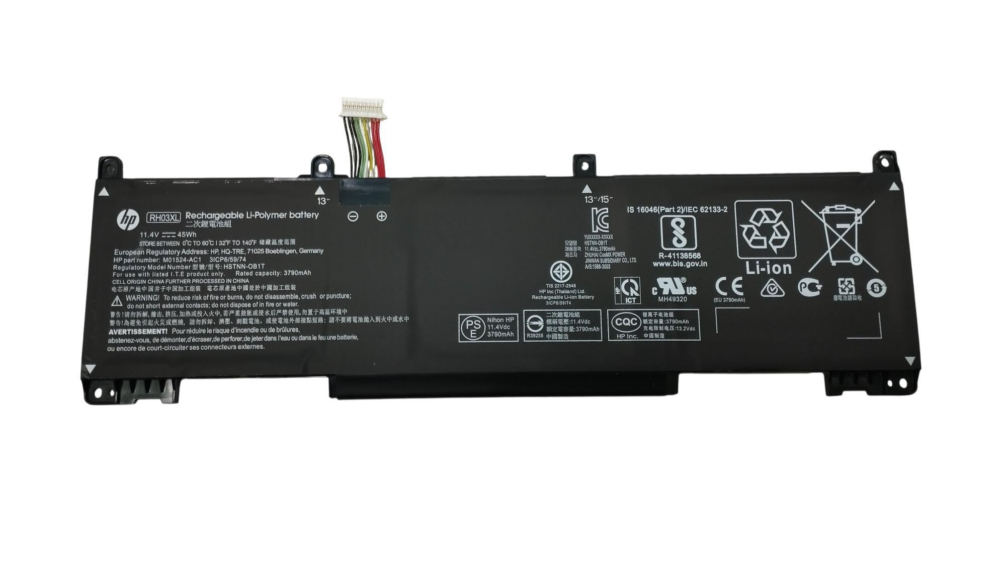 Аккумулятор для ноутбука HP RH03XL ProBook 440 G8 11,4V 3790 mAh Black