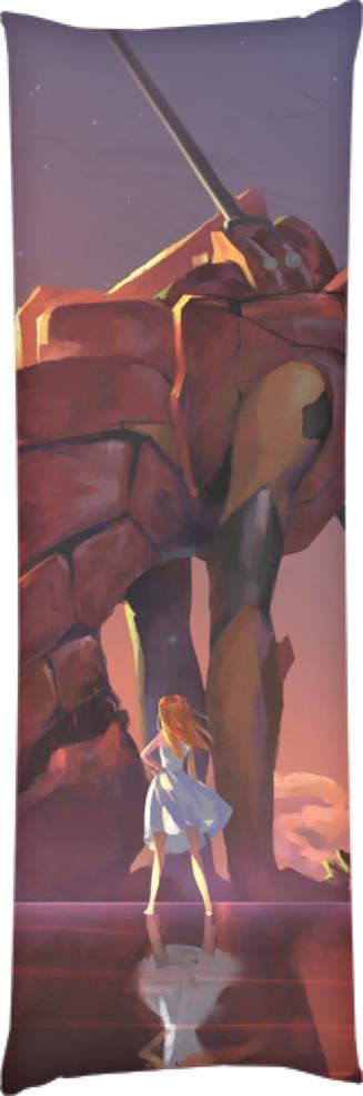 Подушка дакимакура Evangelion Евангелион 2 40х100 см (13546329)