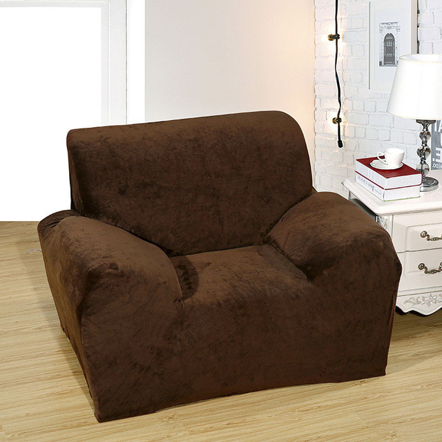 Чехол на кресла Homytex универсальный замша/микрофибра Шоколадный (6-12221)