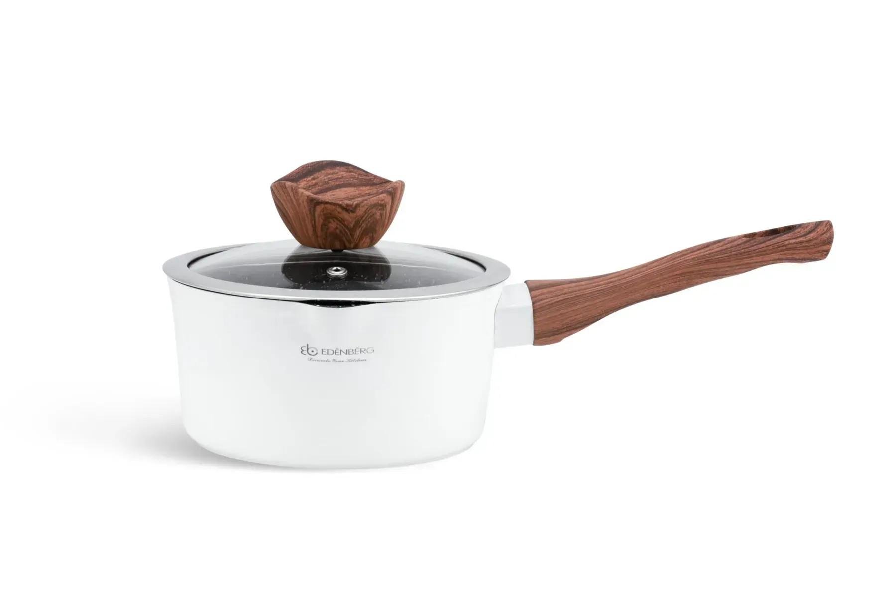 Набір кухонного посуду Edenberg EB-5622 з антипригарним мармуровим покриттям з 15 пр. (EB-5622) - фото 5 Набір кухонного посуду Edenberg EB-5622 з антипригарним мармуровим покриттям з 15 пр. (EB-5622) - фото 5