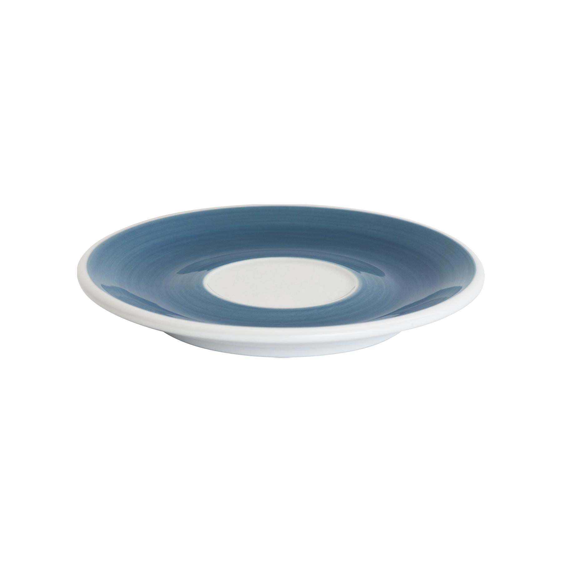 Блюдце для чашек Loveramics Deco Cappuccino Saucer 14 см Синяя ручная роспись (C118-038BBP)