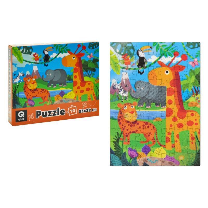 Пазлы qbee Зоодрузья 70 эл. (QB400-006)