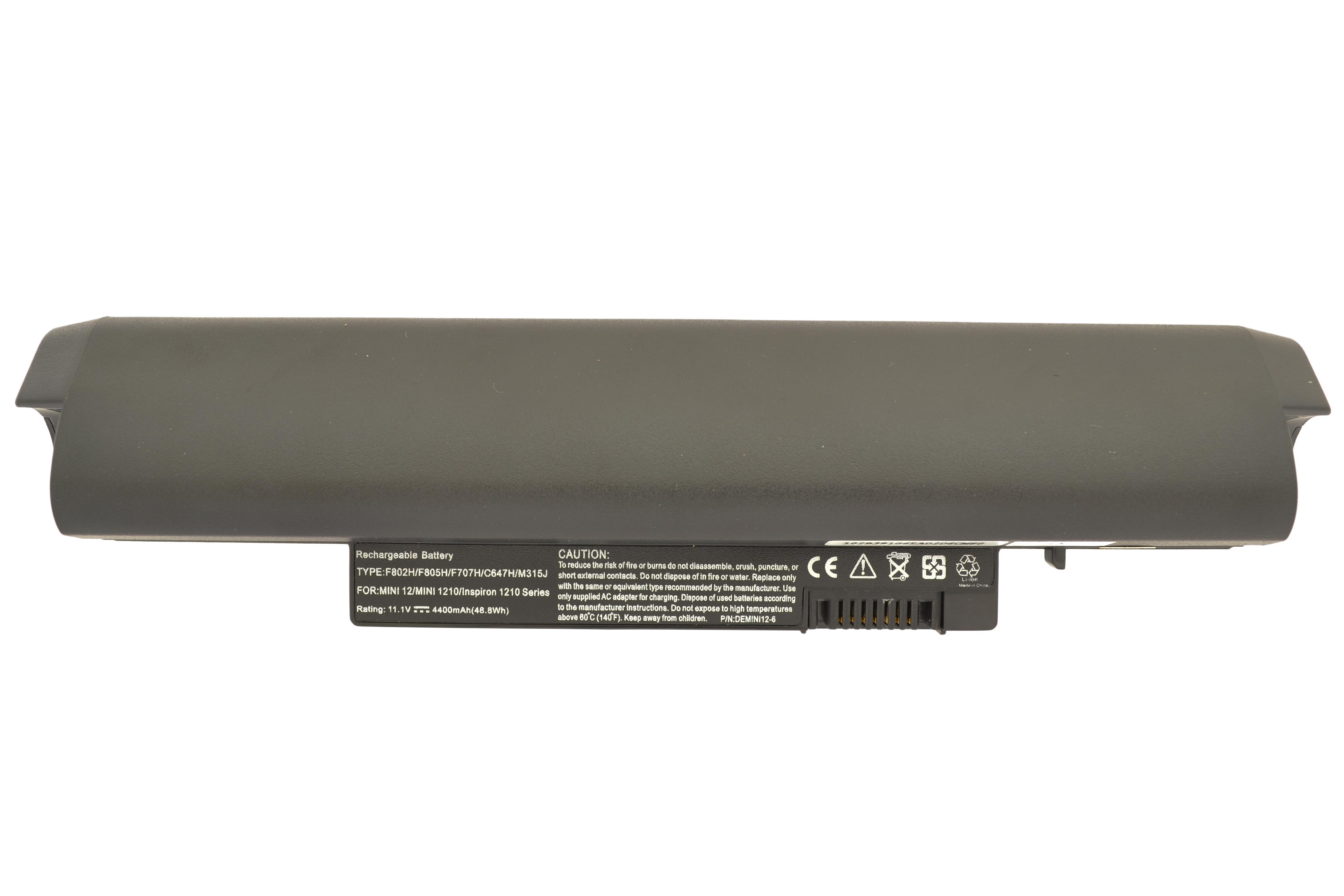 Аккумулятор для ноутбука Dell F707H Inspiron Mini 12 11,1 V 4400 mAh Аккумулятор для ноутбука Dell F707H Inspiron Mini 12 11,1 V 4400 mAh