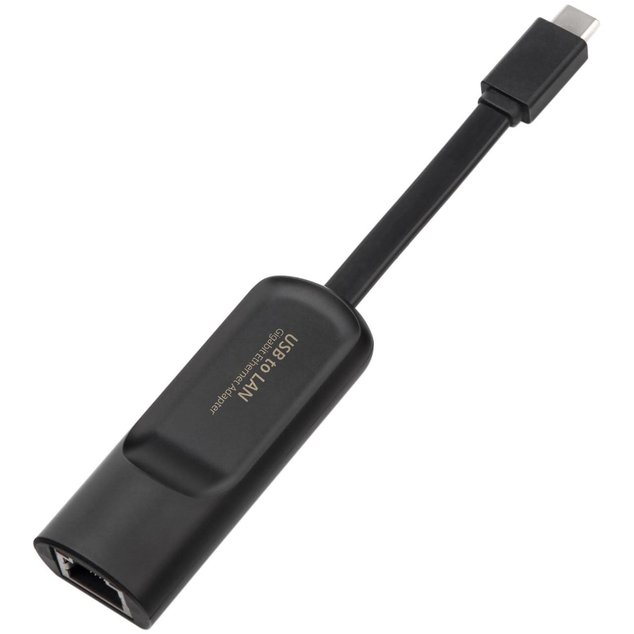 Адаптер зовнішній мережевий USB Type-C на LAN Addap UC2RJ45-02 мережева карта RJ-45 1 Гбіт/с - фото 2