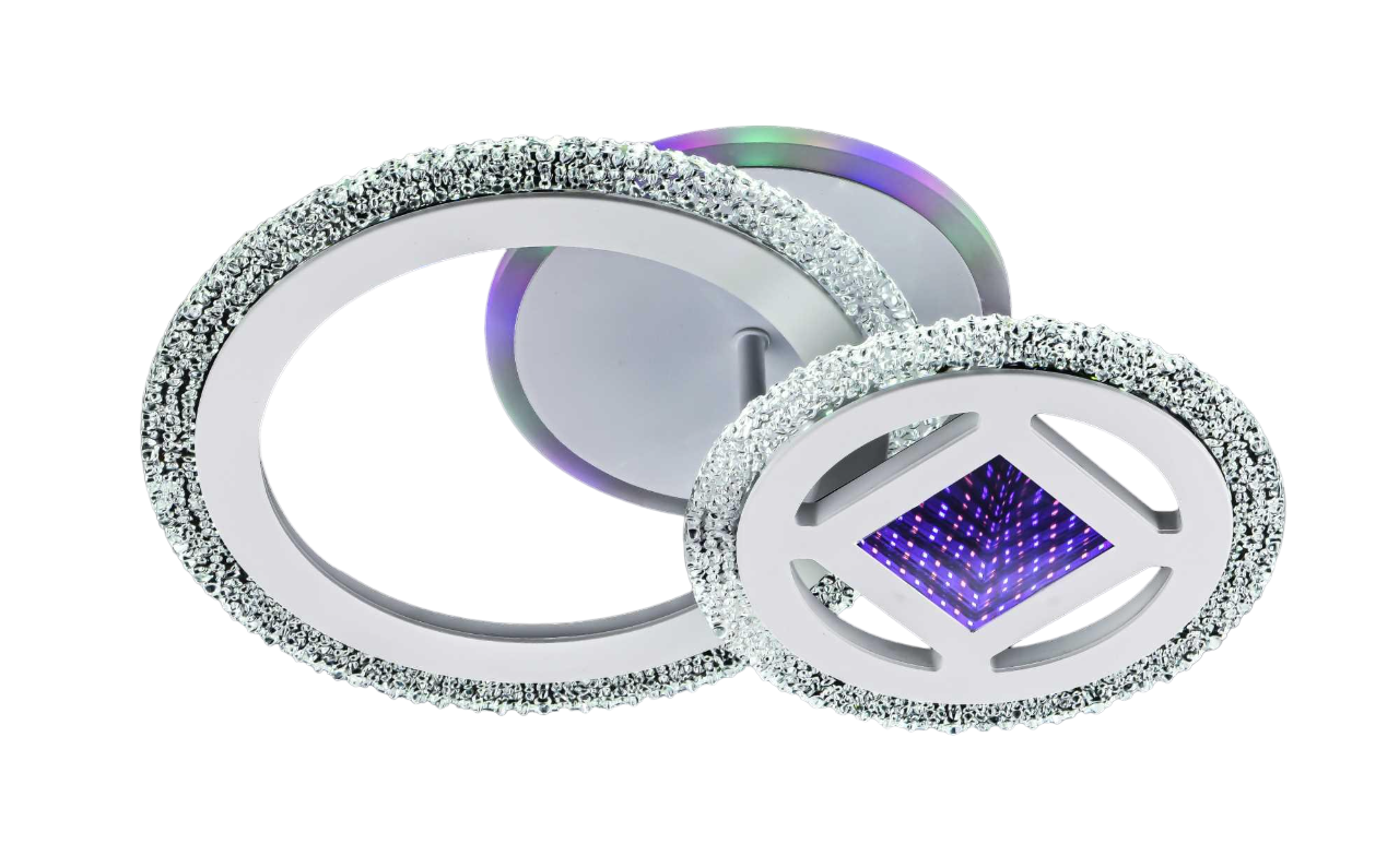 Люстра светодиодная акриловая Valeso V 3412-1 1C WH без пульта