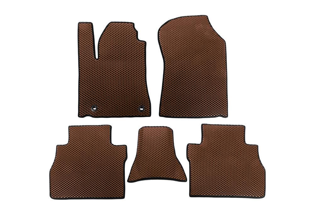 Коврики EVA Digital Designs для Toyota Tundra 2007-2021 гг. этилвинилацетат Коричневый