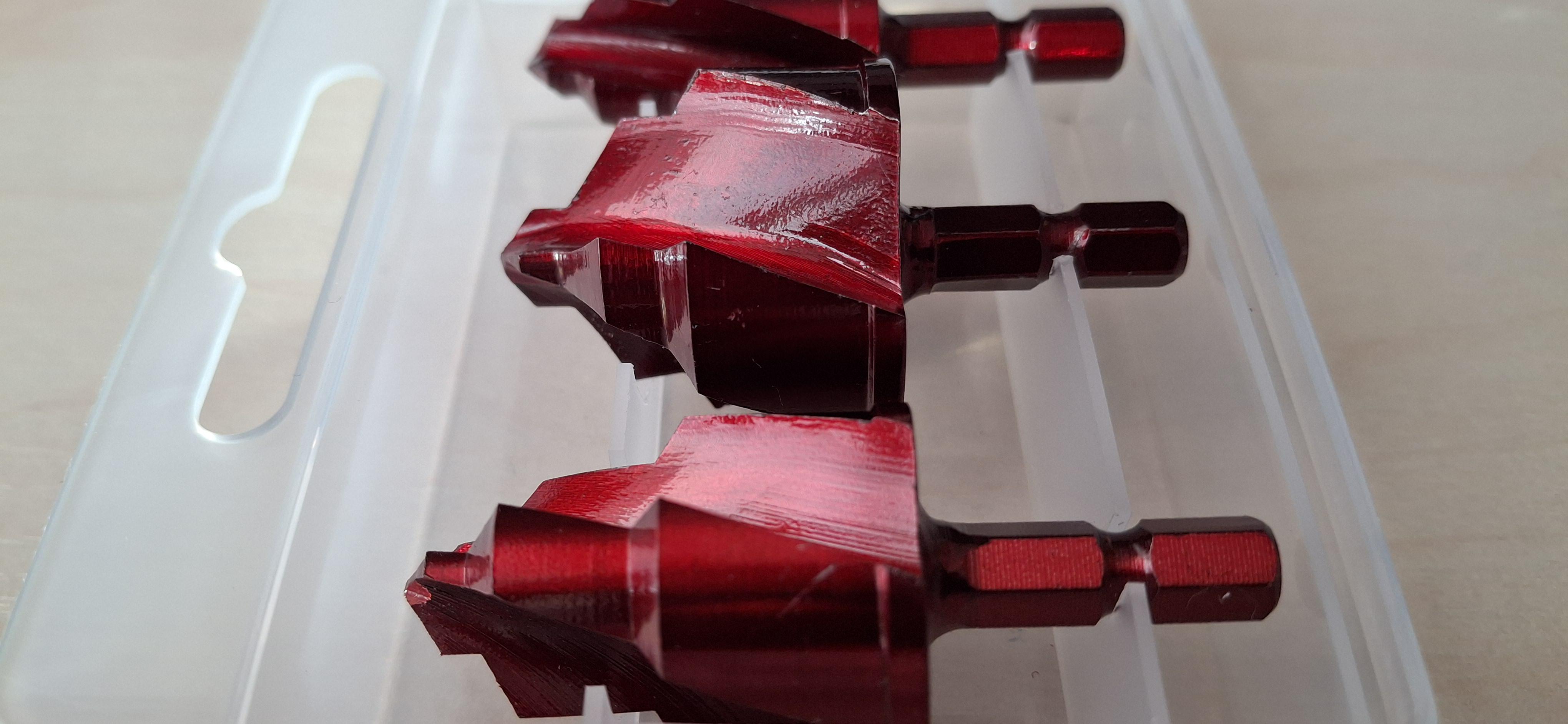 Комплект ступенчатых сверл №2 для ПВХ/PPR труб для восстановления фитингов 20/25/32 мм - фото 5 Комплект ступенчатых сверл №2 для ПВХ/PPR труб для восстановления фитингов 20/25/32 мм - фото 5