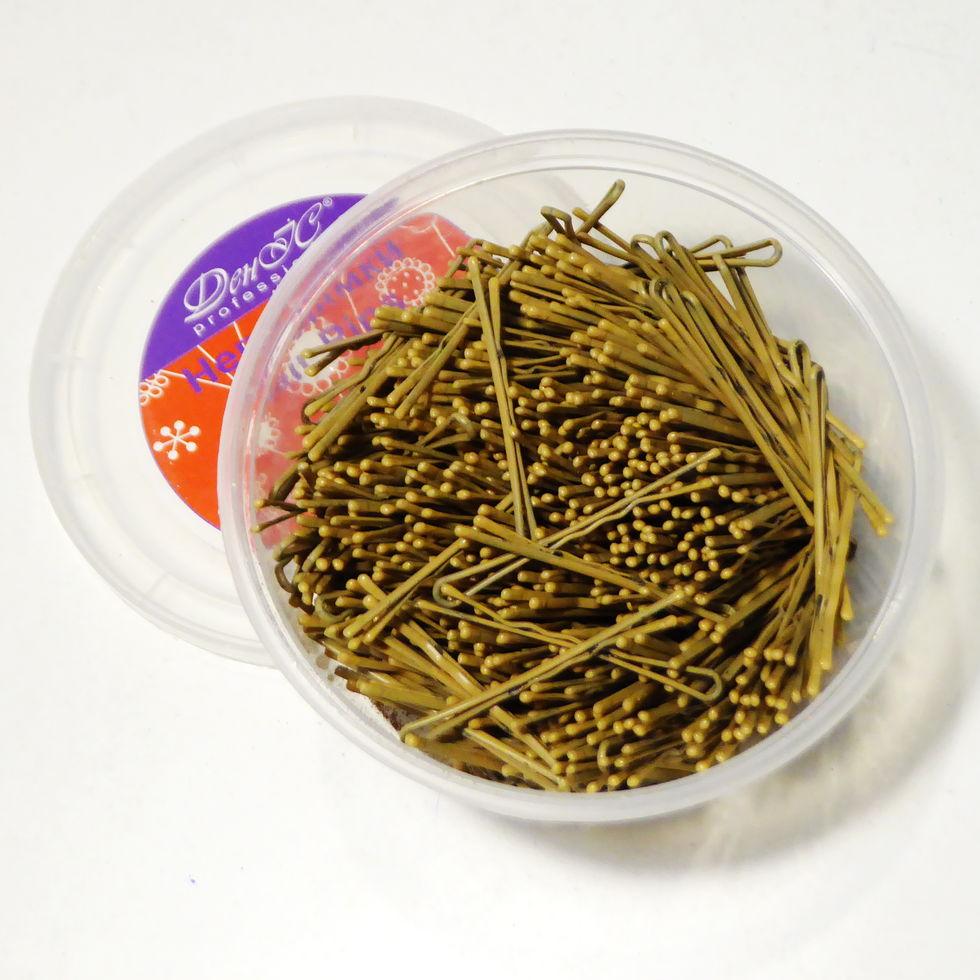 Невидимки для волос ДенІС professional A55 50 мм 500 шт. Золотой (1453070691) - фото 3 Невидимки для волос ДенІС professional A55 50 мм 500 шт. Золотой (1453070691) - фото 3