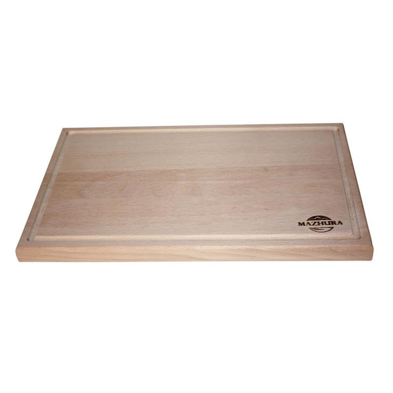 Дошка кухонна Mazhura MZ-370832 Бук 30х45 см (4-6-3976493)