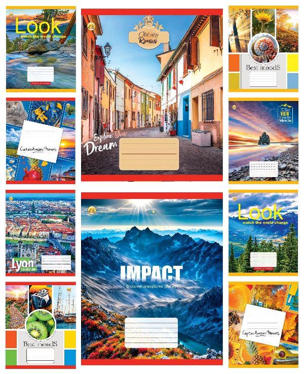 Зошити учнівські Тетрада 41501 Мікс ПМК1 48 арк. 10 шт. в уп. (MTT-183973) Зошити учнівські Тетрада 41501 Мікс ПМК1 48 арк. 10 шт. в уп. (MTT-183973)