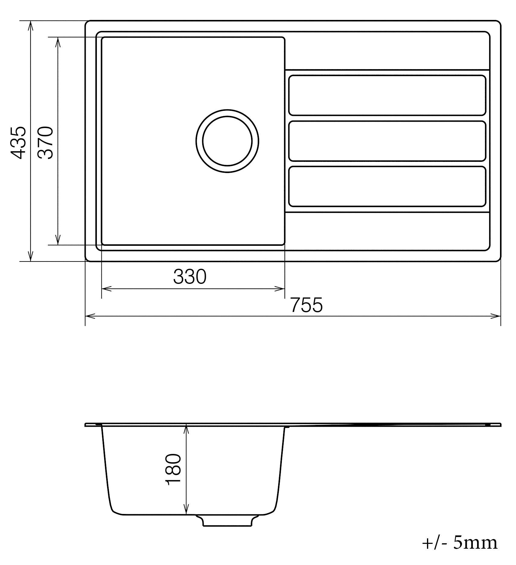Мойка Vankor Easy EMP 02.76 Terra - фото 4
