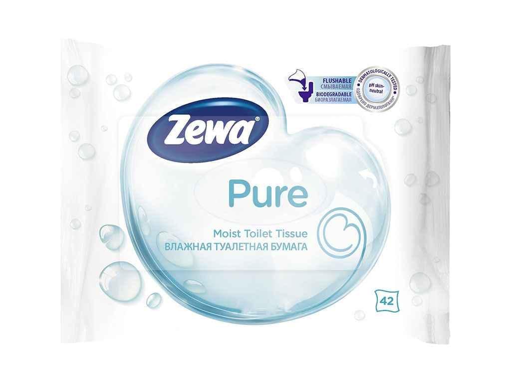 Туалетний папір вологий Zewa Pure 42 шт. (118651) Туалетний папір вологий Zewa Pure 42 шт. (118651)