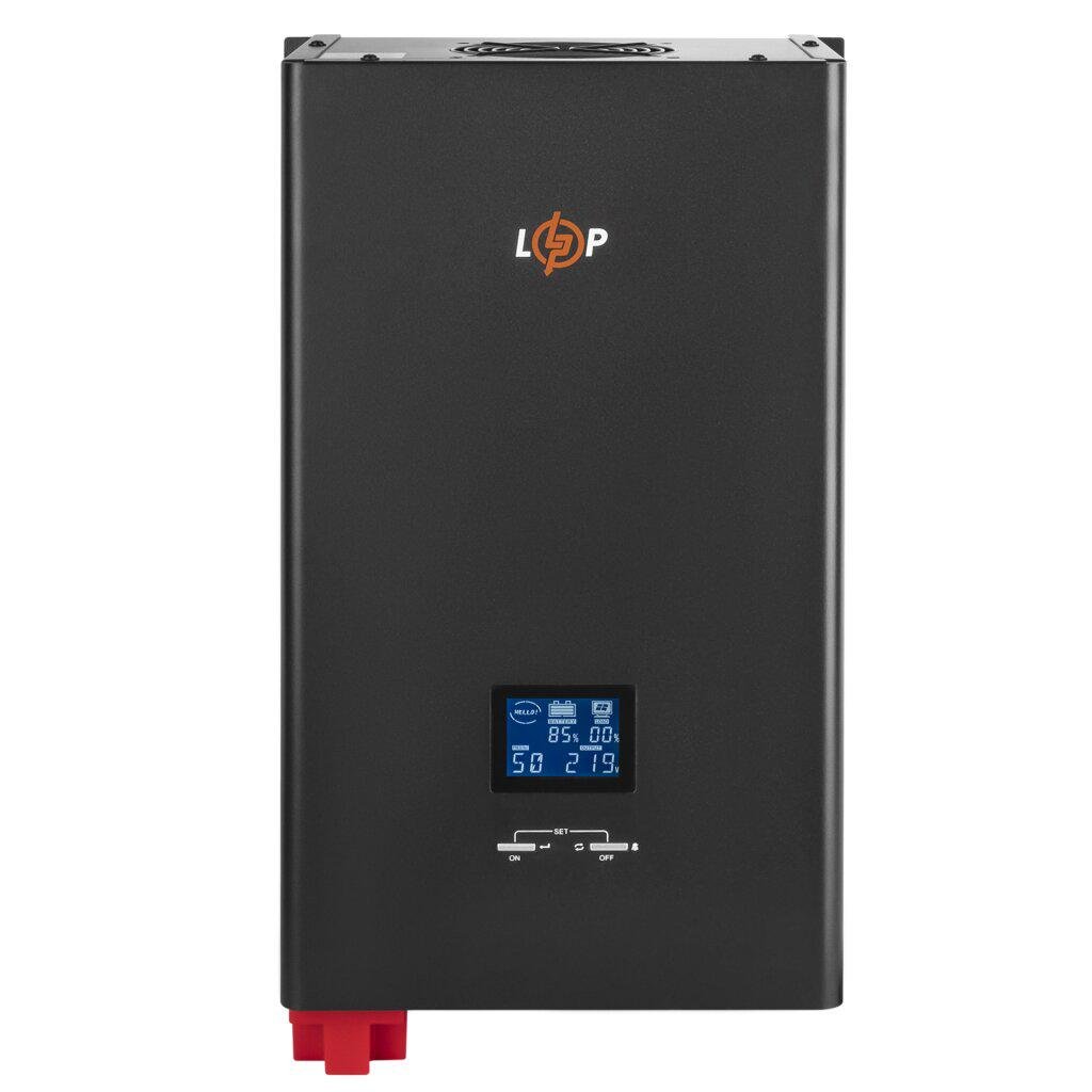 Джерело безперебійного живлення LogicPower LPE-5000VA+ з правильною синусоїдою швидка зарядка 24V 3500 Вт 1-60A (22802253)