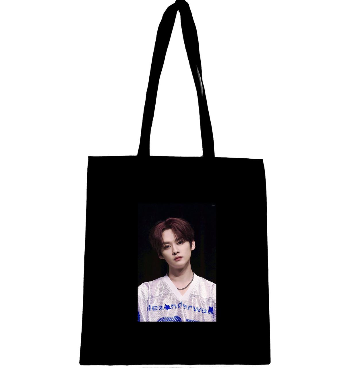 Еко-сумка з принтом Minho Lee Know Stray kids (732) Еко-сумка з принтом Minho Lee Know Stray kids (732)