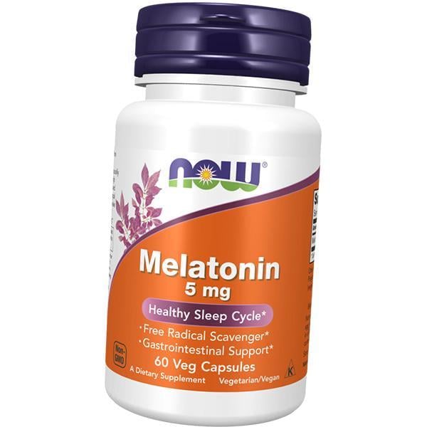 Мелатонін Melatonin 5 60 вег. капс. (72128009)