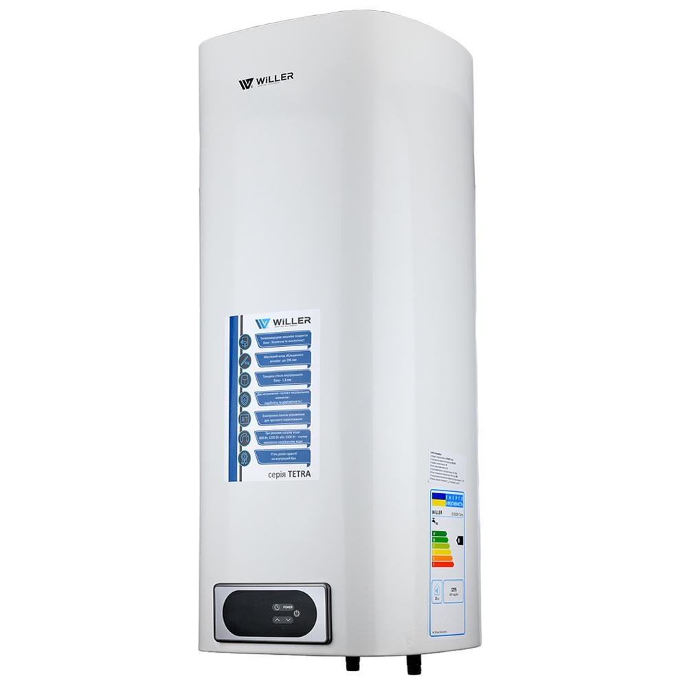 Водонагрівач WILLER EV50DRI Tetra прямокутний вертикальний з сухим теном 50 л (30668769)