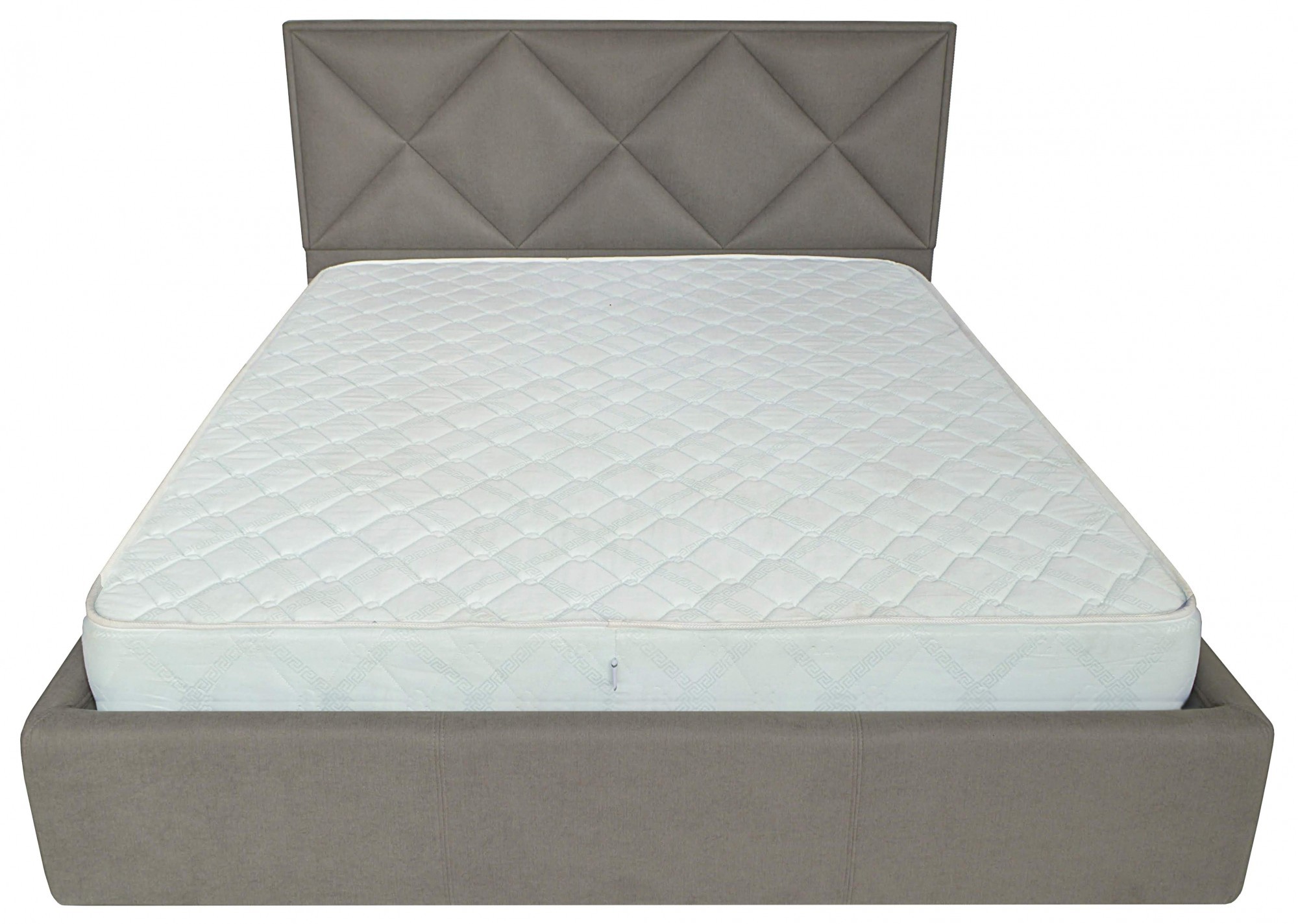 Кровать двуспальная Leeds Standart Madrit 15 160х200 см Серый