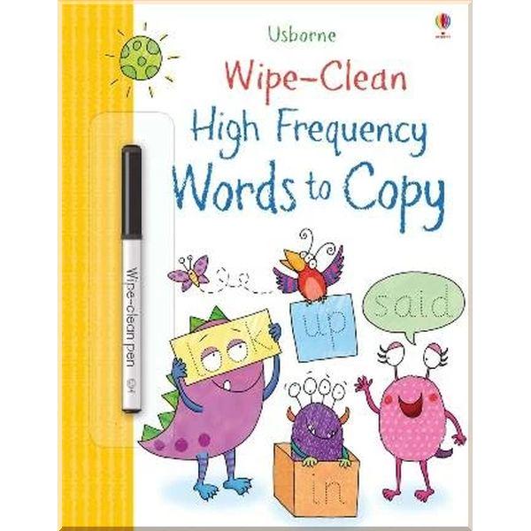 Книга Usborne "Wipe-Clean High-Frequency Words to Copy" Gareth Williams/Hannah Watson (ISBN:9781474922333)