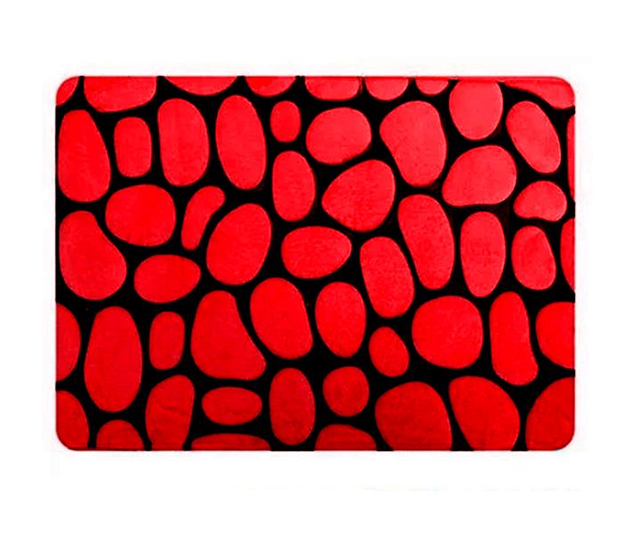 Коврик в ванную Hoz Камни 45x75 см Красный (MMS-R82470)
