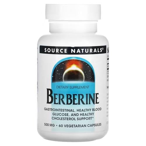 берберин Source Naturals Berberine 500 мг 60 капс. (SNS-02783)