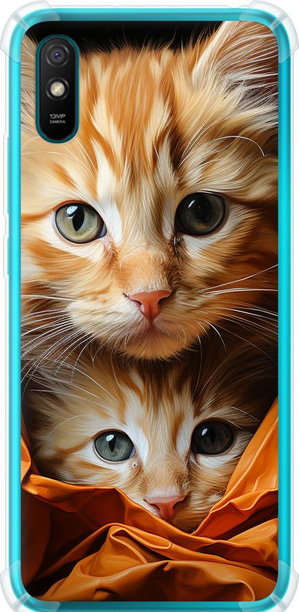 Чохол на Xiaomi Redmi 9A Котики 2 (5664sp-2034-42517)